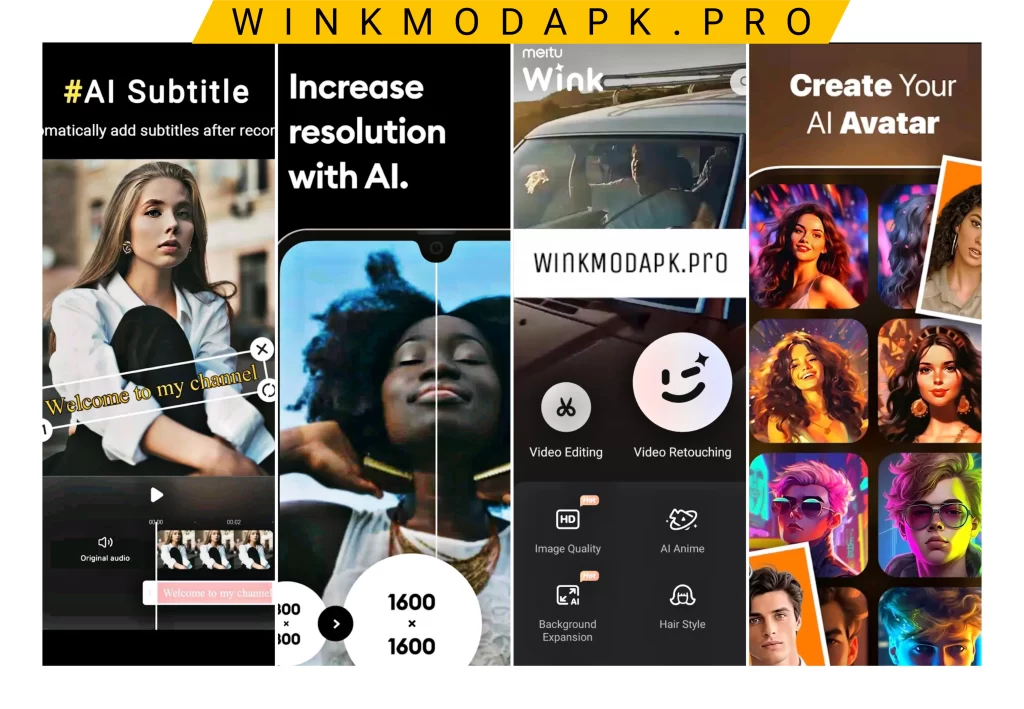 Wink MOD APK 1.6.2.5 - Free VIP Unlocked Pro - Unlimited Export 2024